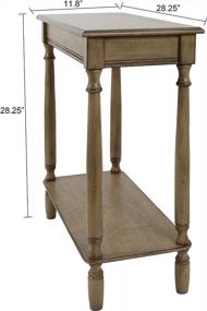img 2 attached to 🪑 Décor Therapy Sahara Console Table