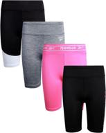 reebok girls workout shorts performance girls' clothing : active логотип