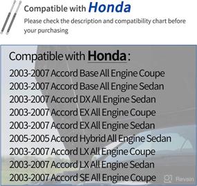 img 3 attached to 2-Pack Hood Lift Supports for Honda Accord 🔧 2003-2007 - OTUAYAUTO Front Hood Struts - OEM # SG326013