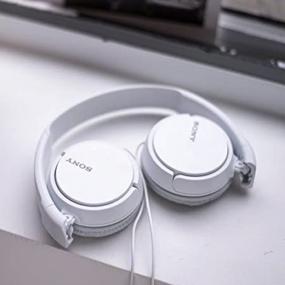 img 2 attached to 🎧 SONY Over On Ear Best Stereo Extra Bass Portable Headphones Headset (White) for Apple iPhone iPod / Samsung Galaxy / mp3 Player / 3.5mm Jack Plug Cell Phone