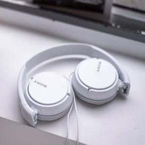 img 3 attached to 🎧 SONY Over On Ear Best Stereo Extra Bass Portable Headphones Headset (White) for Apple iPhone iPod / Samsung Galaxy / mp3 Player / 3.5mm Jack Plug Cell Phone