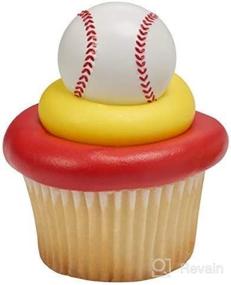 img 4 attached to 🧁 Enhance Your Cupcakes with DECOPAC 3D Baseball Cupcake Rings - Set of 24