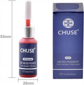 img 2 attached to 12Ml Real Red DermaTest Top Micro Pigment Cosmetic Color Чернила для перманентного макияжа - Сертифицировано SGS (CHUSE T301)