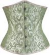 frawirshau women's lace-up underbust waist trainer corset - boned for perfect posture and hourglass shape. logo