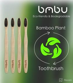img 1 attached to 🌿 Bamboo Toothbrush Pack: Environmentally Friendly & Biodegradable Oral Care