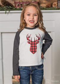 img 1 attached to 🦌 Stylish Matching Christmas Outfits: Mommy and Me Deer Print Blouse Tops for Festive Family Fashion