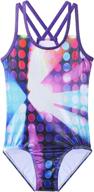 tfjh leotards gymnastics athletic dancewear girls' clothing ~ active logo