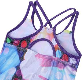 img 2 attached to TFJH Leotards Gymnastics Athletic Dancewear Girls' Clothing ~ Active