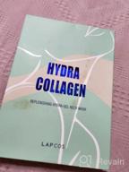 img 1 attached to Firm Skin & Reduce Fine Lines With LAPCOS Collagen Neck Mask - Hyaluronic Acid & Collagen Hydragel (5 Pack) review by Steve Douglas