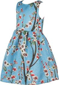 img 2 attached to Beautiful Flower Pattern Dresses For Girls' Special Occasions - Ipuang