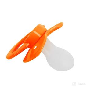 img 1 attached to 🍭 Adult Pacifier Candy: Cute Baby Pacifiers in Orange - A Sweet Treat for Fun and Relaxation