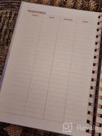 img 1 attached to CAGIE Weekly Monthly Undated Planner Women Work Schedule 12 Months 54 Weeks Organizer Any Time Planner Time Management Planner Goal Setting Planner For Girl Elastic Closure 5.7" X 8.3", (Pink) review by Jon Delgado