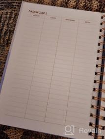 img 6 attached to CAGIE Weekly Monthly Undated Planner Women Work Schedule 12 Months 54 Weeks Organizer Any Time Planner Time Management Planner Goal Setting Planner For Girl Elastic Closure 5.7" X 8.3", (Pink)
