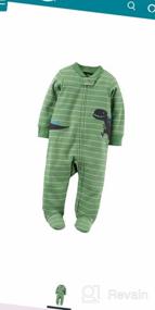 img 3 attached to 👶 Carters Baby Cotton Sleep Months Boys' Clothing - Cozy and Comfortable Nightwear for Your Little Ones