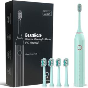 img 4 attached to 🦷 Ultrasonic Electric Toothbrush - BeastRose Toothbrush