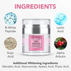 img 1 attached to Divine Derriere Dark Spot Remover Cream For Face And Body - B-White Peptide, Kojic Acid, Mulberry Extract, Alpha Arbutin Skin Lightening Fade Corrector