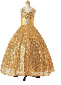 img 2 attached to Gzcdress Sequins Toddler Pageant Dresses Girls' Clothing : Dresses