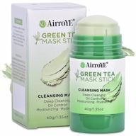 airroye green tea stick mask - deep cleansing, oil control and hydrating - effective for all skin types - green tea cleansing mask for moisturized and refreshed skin логотип