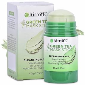 img 4 attached to AirroYE Green Tea Stick Mask - Deep Cleansing, Oil Control And Hydrating - Effective For All Skin Types - Green Tea Cleansing Mask For Moisturized And Refreshed Skin