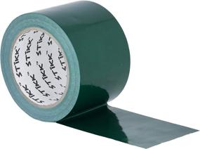 img 1 attached to 2.83In 72MM 7.5 Mil Thick Green Duct Tape PE Coated Weather Resistant - 3" X 25Yds