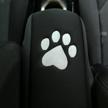 jeep renegade armrest pad center console cover (2015-2018) - heavy duty neoprene with dog paw logo embroidered logo