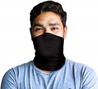 lightweight purian neck gaiter face mask for sun, wind, and uv protection logo