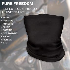 img 2 attached to Lightweight PURIAN Neck Gaiter Face Mask For Sun, Wind, And UV Protection