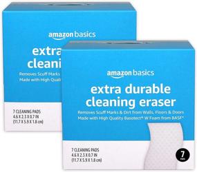 img 4 attached to 🧽 Amazon Basics Extra Durable Cleaning Eraser, 14 Count - Powerful Stain Removing Sponges for Easy Cleaning