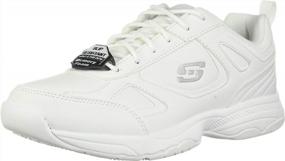 img 4 attached to 👟 Ultimate Comfort and Style: Skechers Work Men's Dighton Black Shoes