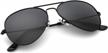 polarized aviator sunglasses for men and women with 100% uv protection - kaliyadi classic driving sun glasses logo