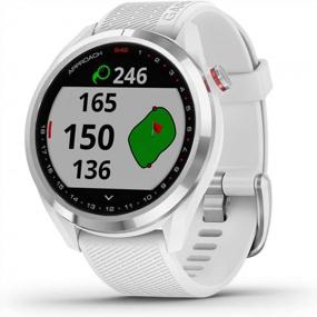 img 3 attached to Garmin Approach S42 Golf GPS Watch Gift Box Bundle - 42,000+ Courses, Green View True Shape & More!