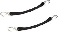 🔗 the rop shop (pack of 2) - heavy duty 9" rubber tarp straps with s-hooks for stiff tie-downs logo