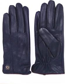 img 2 attached to NappaNovum Lambskin Leather Classic Touchscreen Men's Accessories better for Gloves & Mittens