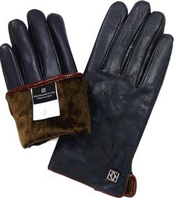 img 1 attached to NappaNovum Lambskin Leather Classic Touchscreen Men's Accessories better for Gloves & Mittens