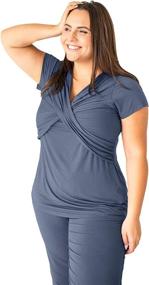 img 2 attached to Kindred Bravely Maternity Nursing Sleepwear Women's Clothing : Lingerie, Sleep & Lounge