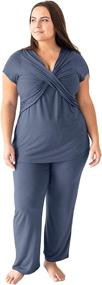 img 4 attached to Kindred Bravely Maternity Nursing Sleepwear Women's Clothing : Lingerie, Sleep & Lounge