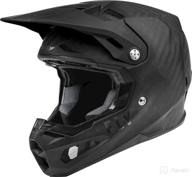 optimized for search: fly racing formula carbon matte black carbon helmet, medium size logo