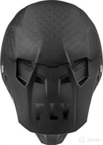 img 1 attached to Optimized for Search: Fly Racing Formula Carbon Matte Black Carbon Helmet, Medium Size