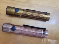 img 1 attached to Olight Warrior Mini2 1750 Lumen Rechargeable Tactical Flashlight With Dual Switch & Proximity Sensor, High Performance LED EDC, Outdoor Camping And Emergency Light (Desert Tan) review by Brian Carrizales