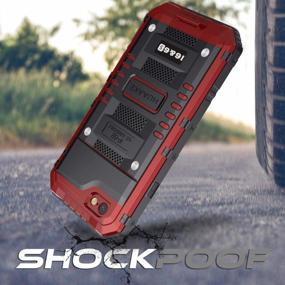 img 1 attached to IPhone6S Metal Case Waterproof Diving Protection Cover Dustproof Shockproof Outdoor Sports Special Mobile Phone Case Strong And Sturdy For Iphone6S&6 (Red, Iphone6/6S)