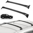 alavente roof rack crossbar compatible with toyota venza limited 2021-2022 - 110lbs rooftop aluminum cargo carrier bar for canoe kayak bike logo