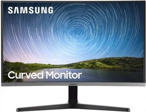 img 4 attached to Enhance Your Viewing Experience with Samsung 27 Inch Frameless Monitor 🖥️ LC27R500FHNXZA - Curved, Full HD Display, Blue Light Filter & Wall Mountable