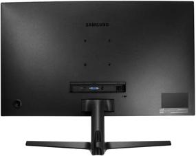 img 2 attached to Enhance Your Viewing Experience with Samsung 27 Inch Frameless Monitor 🖥️ LC27R500FHNXZA - Curved, Full HD Display, Blue Light Filter & Wall Mountable