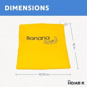 img 1 attached to 🍌 HOME-X Banana Bag: Preserve Freshness for Fruit and Vegetable Storage - Reusable Produce Bag Perfect for Your Kitchen