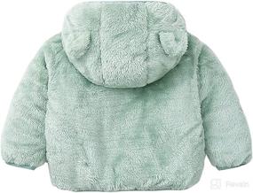 img 3 attached to Mud Kingdom Sherpa Jacket: Adorable Dinosaur Hooded Fleece Lined for Little Boys and Girls