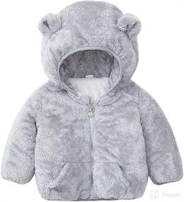 img 4 attached to Mud Kingdom Sherpa Jacket: Adorable Dinosaur Hooded Fleece Lined for Little Boys and Girls