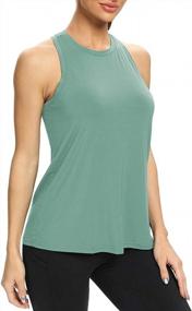 img 1 attached to Loose Fit Racerback Tank Tops By Bestisun - Ideal Workout Tops For Women - Perfect For Yoga, Running, Dancing & More