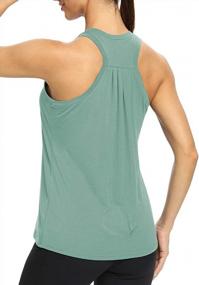 img 2 attached to Loose Fit Racerback Tank Tops By Bestisun - Ideal Workout Tops For Women - Perfect For Yoga, Running, Dancing & More