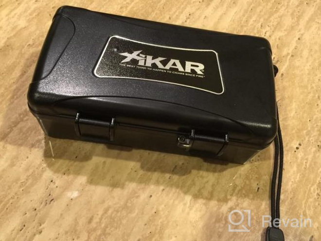 img 1 attached to Xikar 210Xi: The Ultimate Black Cigar Travel Carrying Case With Watertight And Crushproof Protection For 10 Cigars And Humidification review by Kenny Sanchez