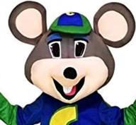 костюм головы талисмана chuck e. cheese mouse - идеально подходит для вечеринок! логотип